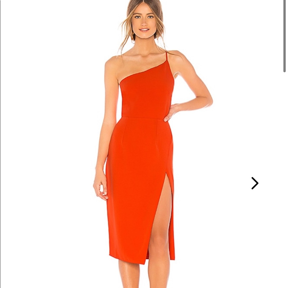 Revolve One Shoulder MIDI Dress